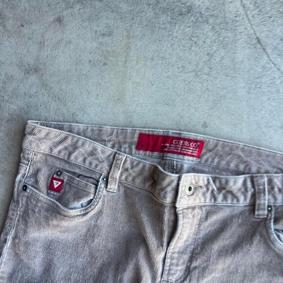 Corduroy Guess Womens pants size 34 vtg y2k - Picture 2 of 4